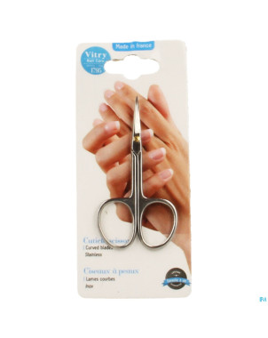 Vitry classic ciseaux peaux courbe inox    1010