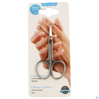 Vitry classic ciseaux peaux courbe inox    1010