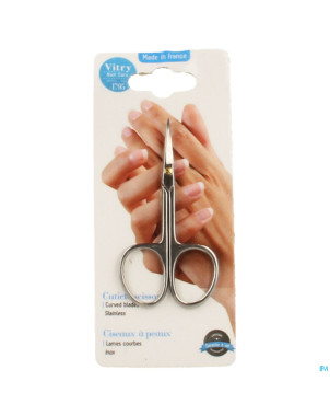 Vitry classic ciseaux peaux courbe inox    1010