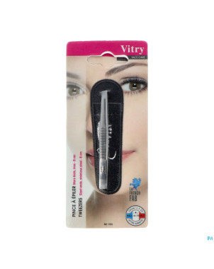 Vitry classic pince epiler oblique inox    1016