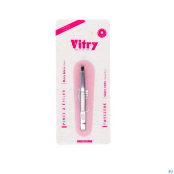 Vitry classic pince epiler oblique inox    1016