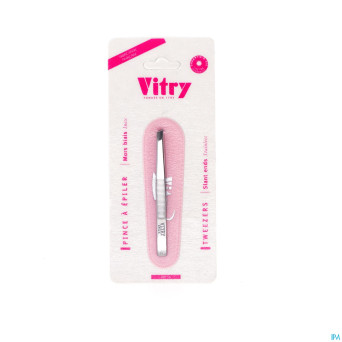 Vitry classic pince epiler oblique inox    1016