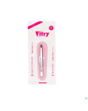 Vitry classic pince epiler oblique inox    1016