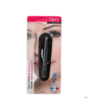 Vitry classic pince epiler droit inox    1012
