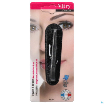 Vitry classic pince epiler droit inox    1012