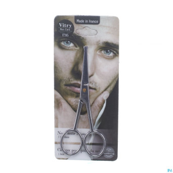 Vitry classic ciseaux poils du nez inox    1034