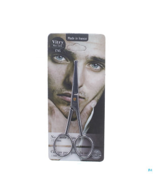 Vitry classic ciseaux poils du nez inox    1034