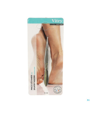 Vitry classic pince echardes inox    1082