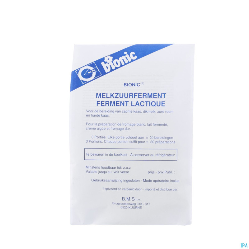 Bionic ferment fromage sachet 3