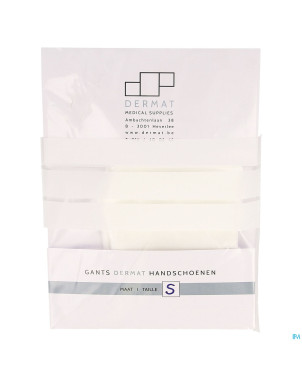 Dermat gants 2 small  100% coton