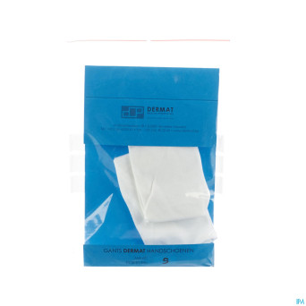 Dermat gants 2 small  100% coton