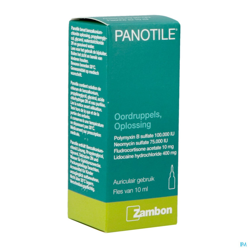 Panotile gutt. otic. 10 ml