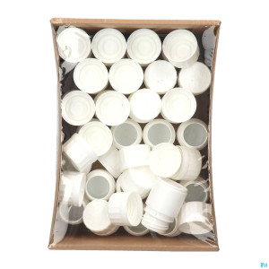 Pot bl 60ml + cap secu enf 25 pch