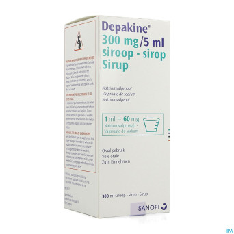 Depakine sir 1 x 300 ml  300mg/5ml - 6 %