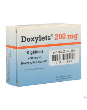 Doxylets 200 caps 10x200mg