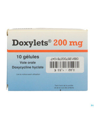 Doxylets 200 caps 10x200mg