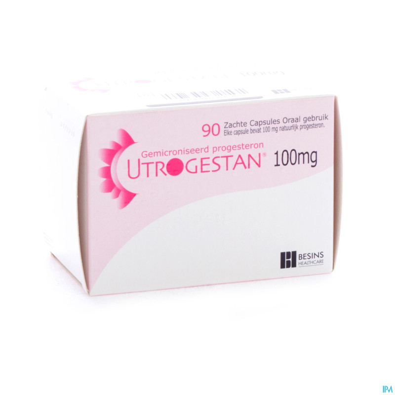 Utrogestan caps oral 90 x 100 mg