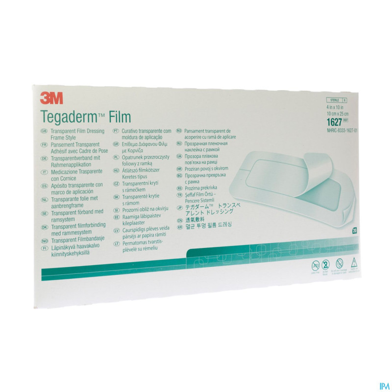 Tegaderm 3m transp    10x25cm  20 1627