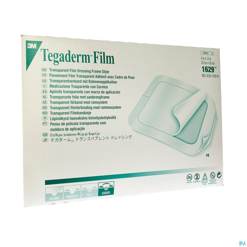 Tegaderm 3m transp    20x30cm  10 1629