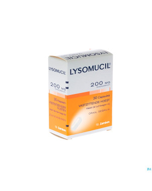 Lysomucil 200 caps 30 x 200 mg