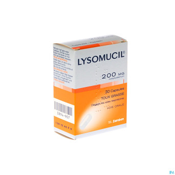 Lysomucil 200 caps 30 x 200 mg