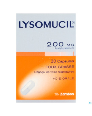 Lysomucil 200 caps 30 x 200 mg