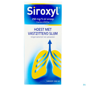 Siroxyl sir 1 x 250 ml  250mg/5ml