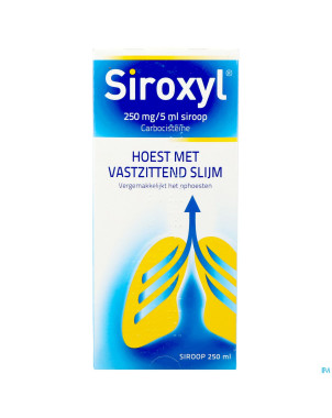 Siroxyl sir 1 x 250 ml  250mg/5ml