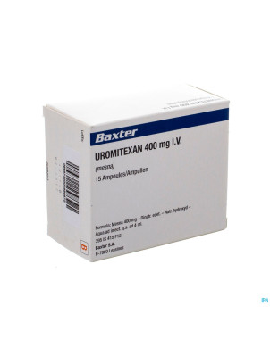 Uromitexan amp 15 x 400 mg/4 ml