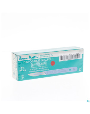Scalpel s.m disposable sterile nr23 10