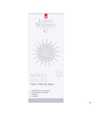 Widmer sun after sun lotion n/parf    150ml