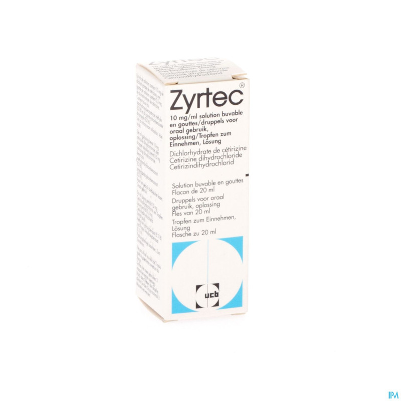 Zyrtec gutt 20 ml x 10 mg/ml