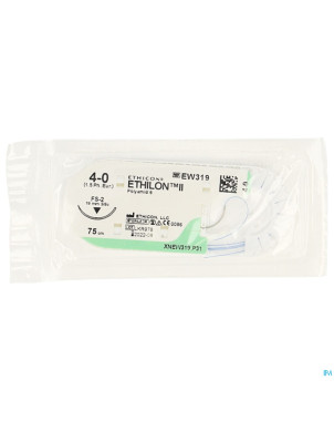 Ethilon fil de sutrue 4/0    ew319
