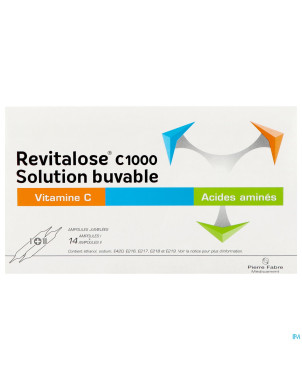 Revitalose c 1000 amp sol orale 14 x (i+ii)