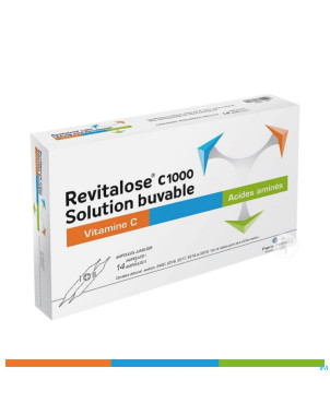 Revitalose c 1000 amp sol orale 14 x (i+ii)
