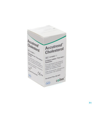 Accutrend cholesterol    strips  25 11418262165