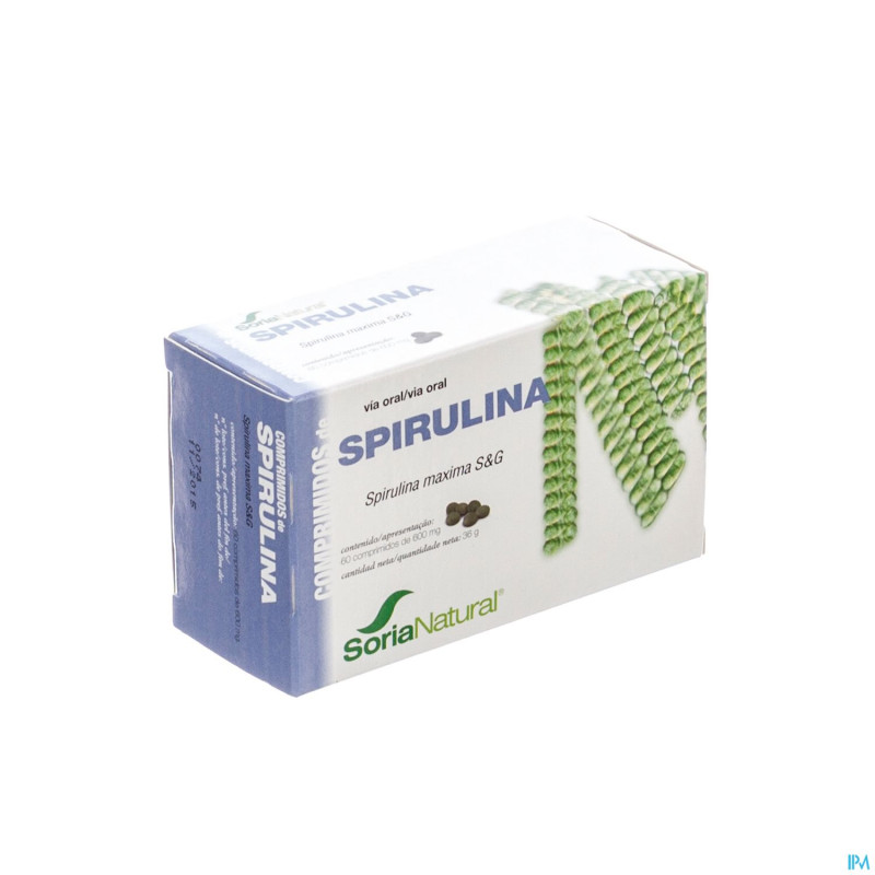 Soria soricapsule single n18-s spirulina maxima 60