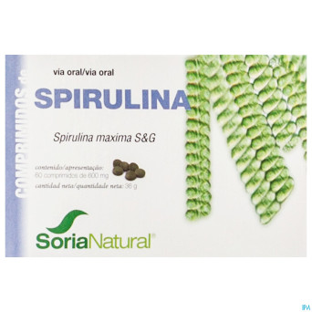 Soria soricapsule single n18-s spirulina maxima 60
