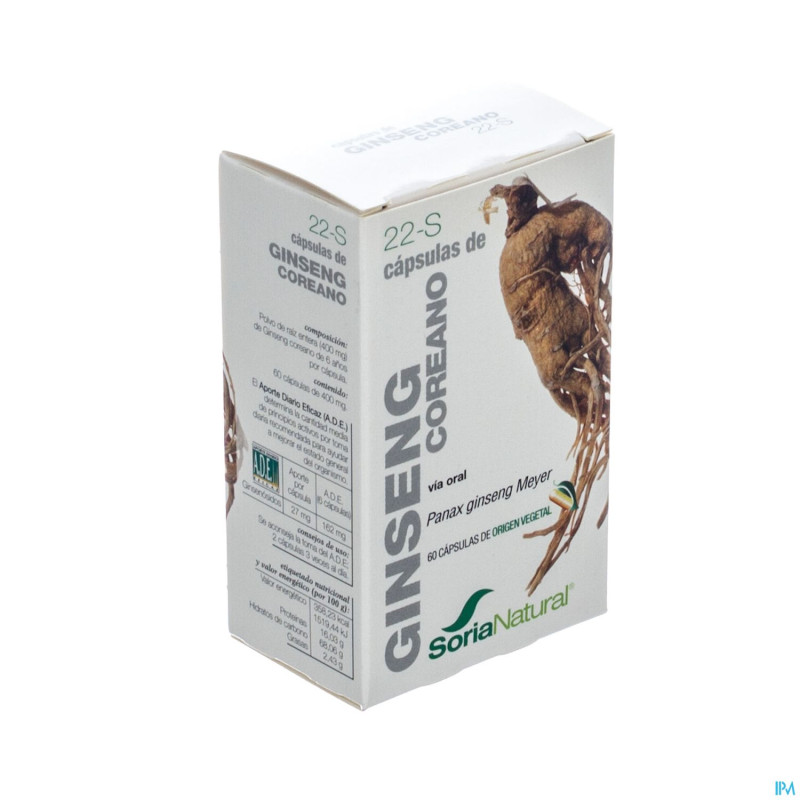 Soria soricapsule single n22-s ginseng panax    60