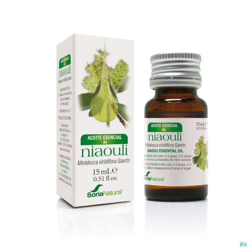 Soria niaouli(melaleuca viridiflora)huile ess 15ml