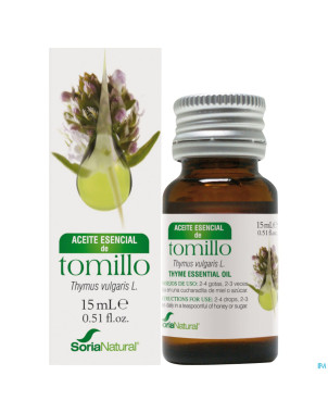 Soria thymus vulgaris thymol    huile ess 15ml