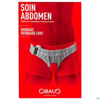 Gibortho bande herniaire forte gris 90-105 t2 6351