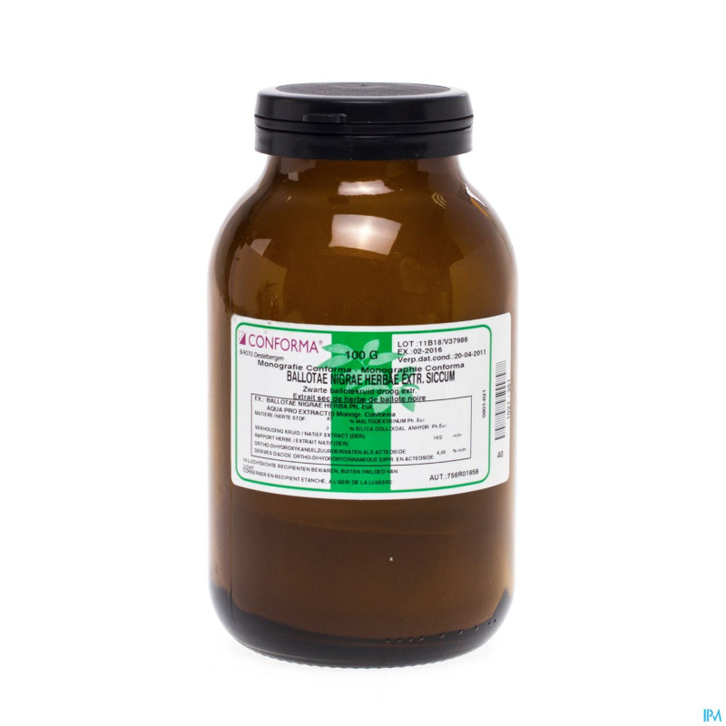 Ballote noir extrait sec  100g conf