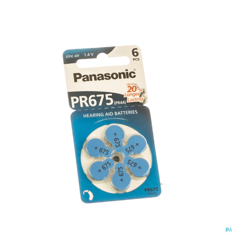 Panasonic batterie appareil oreille pr 675h 6