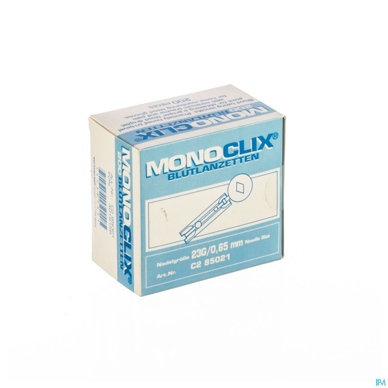Monoclix lancettes 200    vf-med