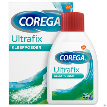 Corega ultrafix pdr adhesive 50g