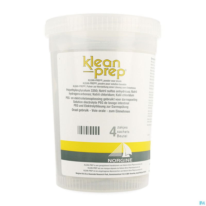 Klean prep shaker + 4 sachets pulv