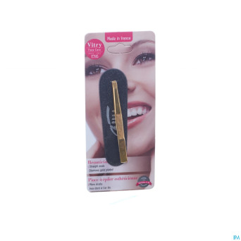 Vitry prestige pince epiler droit inox    4012