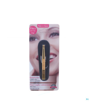 Vitry prestige pince epiler droit inox    4012