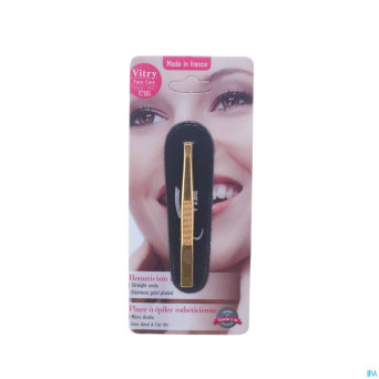 Vitry prestige pince epiler droit inox    4012